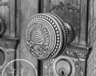 Salt Lake Temple doorknob 8x10 photograph