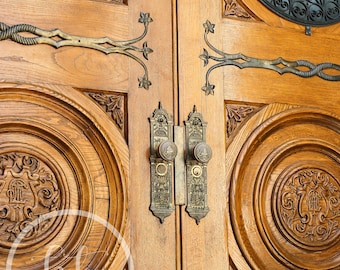 Salt Lake Temple doors 8x10 photograph
