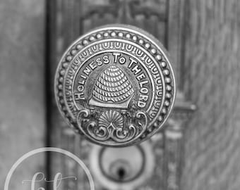 Salt Lake Temple doorknob 8x10 photograph