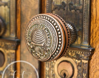 Salt Lake Temple doorknob in detail 8x10 photograph