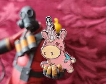 Balloonicorn Enamel Pin
