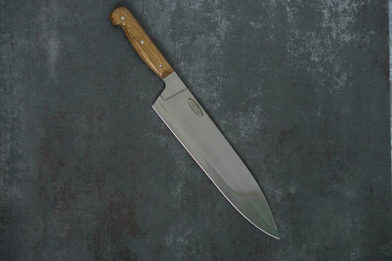 Personalized Chef's Knife Big Cooking Knife Handmade Etsy