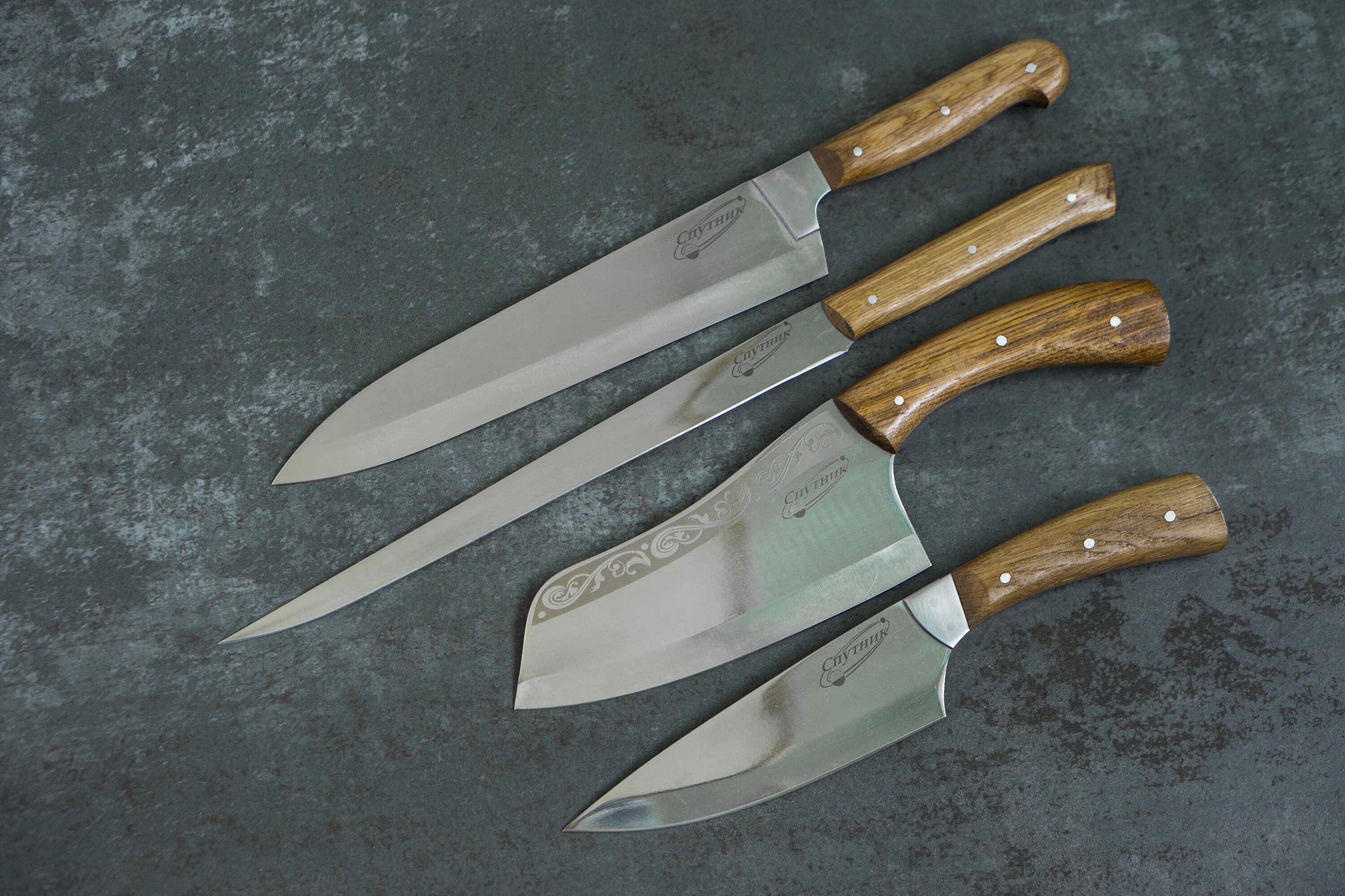 Personalized Kitchen Knife Set Fillet Knife Handmade Etsy