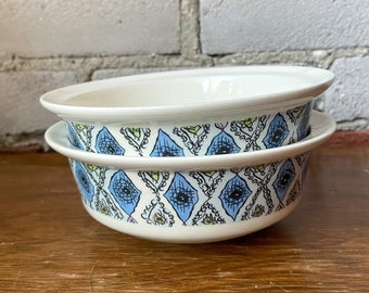 Ciotole per zuppa in mosaico Wedgwood - Mid Century Modern - Set da 2