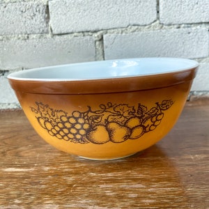 Pyrex 403, Old Orchard, 2,5 pintes, bol à mélanger, vintage
