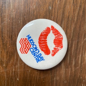 Hudson&#39;s Bay Centre, Toronto, Pin, Button, Pinback, 1.5&quot; button, Vintage Toronto