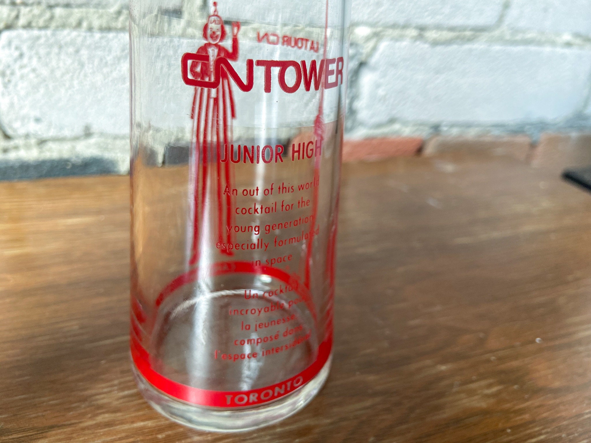 CN Tower Highball Glass Vintage Barware Toronto Ontario Etsy UK