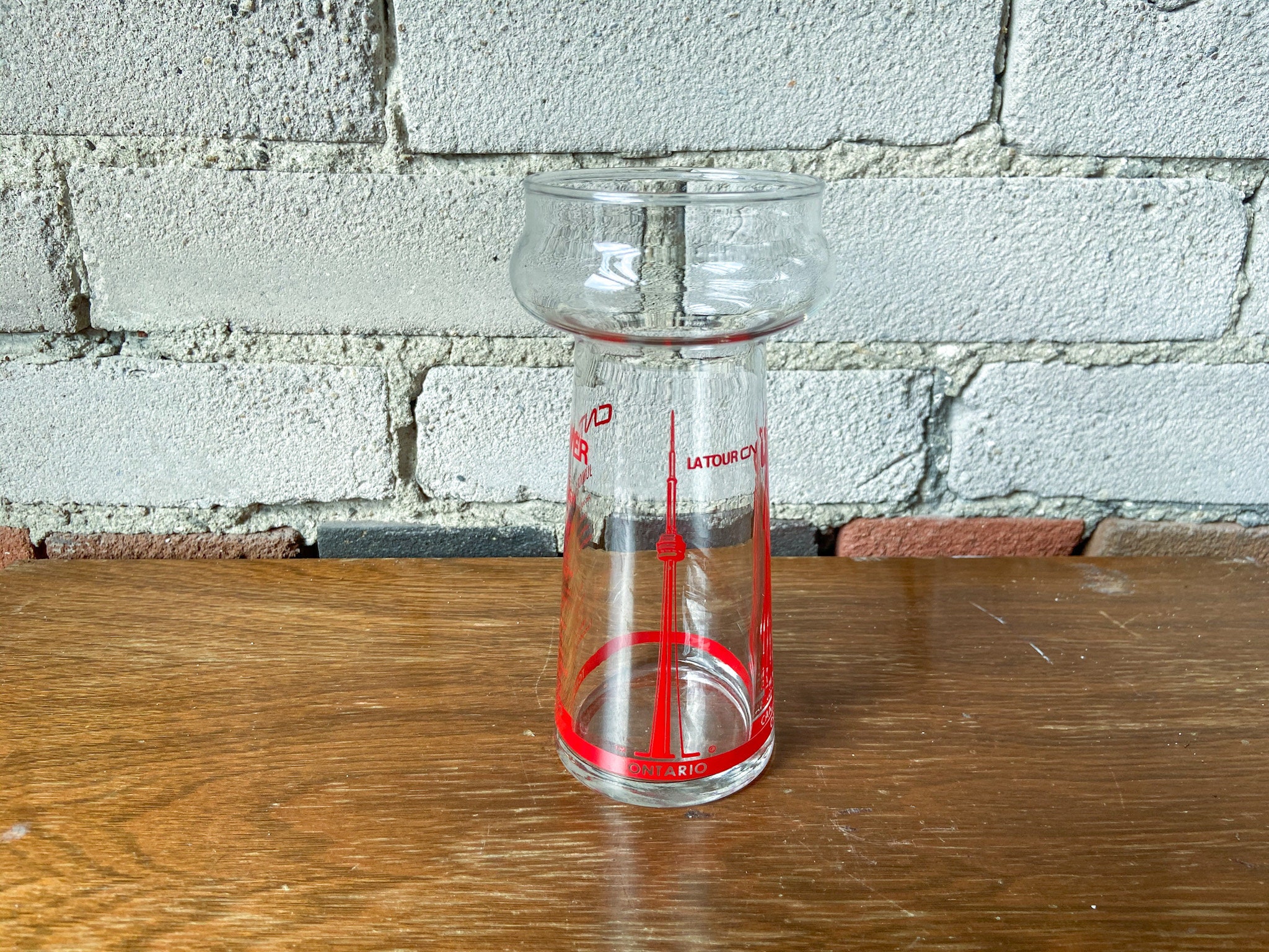 CN Tower Highball Glass Vintage Barware Toronto Ontario Etsy UK