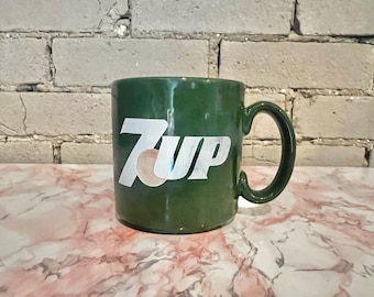 Vintage 7-up mok: porseleinen koffiemok, gemaakt in Engeland