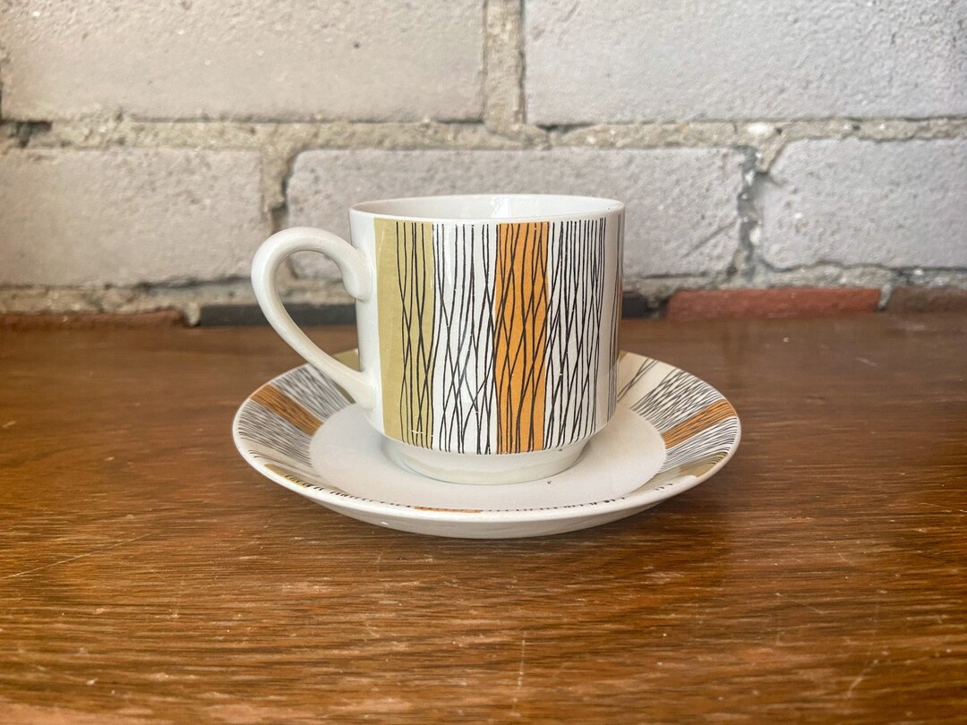 Midwinter, Marquis of Queensberry, Cup and Saucer, Sienna Pattern, Fine