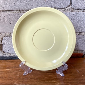 GPL Melmac, Saucer, Vintage, 1950s, Hard Plastic, Yellow, Camping, Canada, Melamine