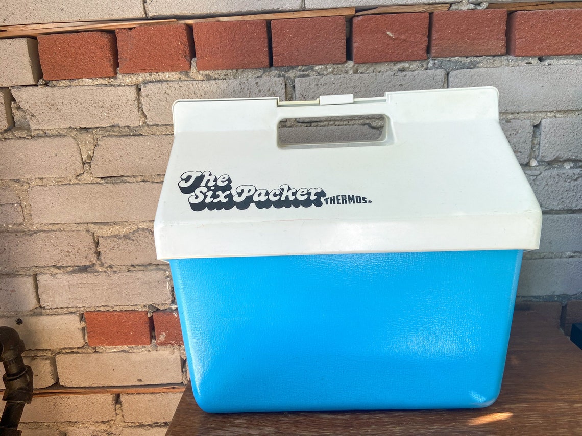 Thermos Six Packer Cooler Vintage 1970s Etsy