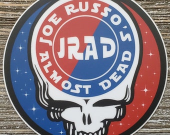 JRAD Steal Your Face Sticker, Joe Russo's Almost Dead, 3"x3"