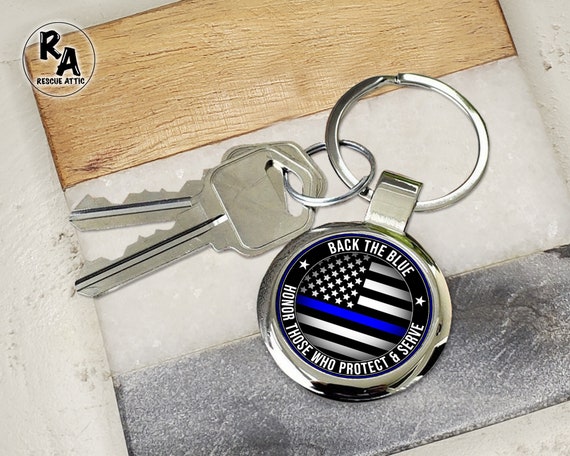 Back the Blue Keychain Back the Blue Keychain