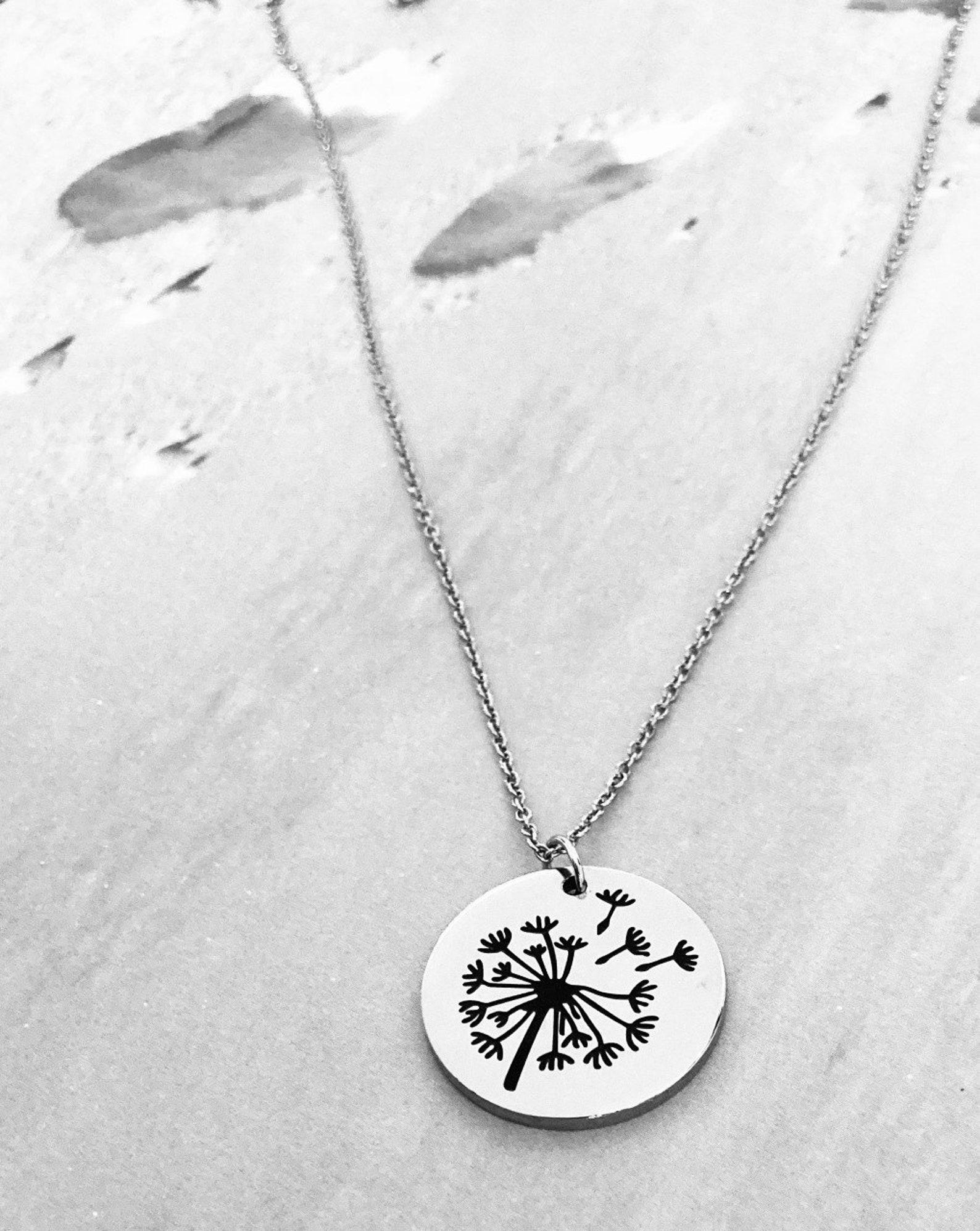 Faith Necklace Woman. Two Sided Faith Necklace. Let Go Let God Etsy