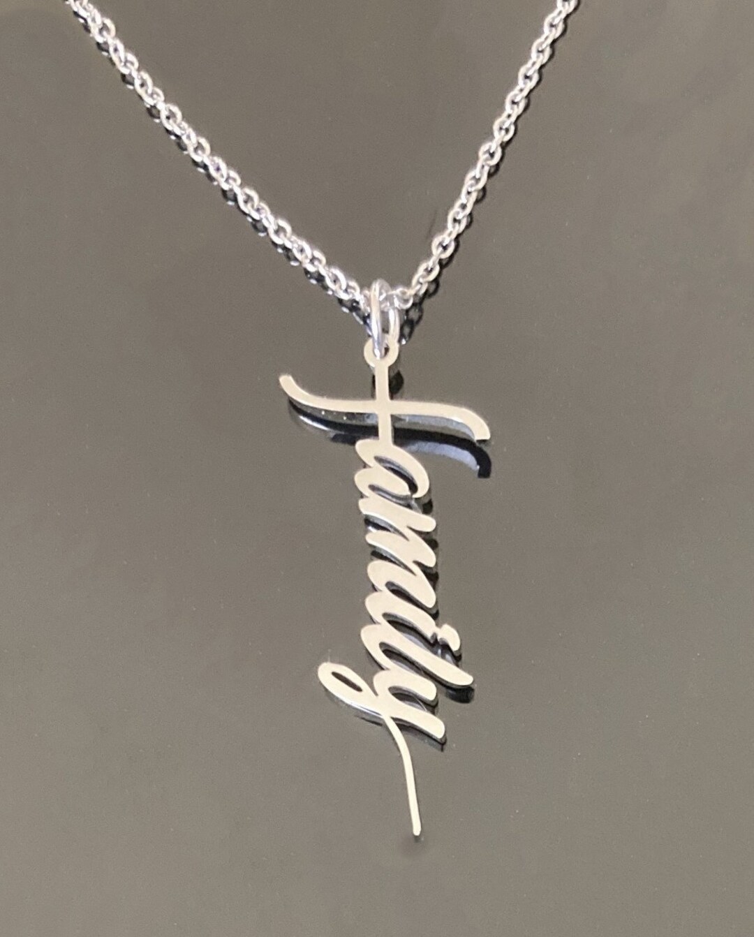 Women's Faith Cross Necklace Family Cross Necklace Etsy