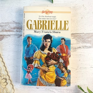 Gabrielle by Mary Francis Shura (#24 in the Sunfire Series), Vintage Sunfire Romance Novels, YA Historical Romance Stories from the 1980s