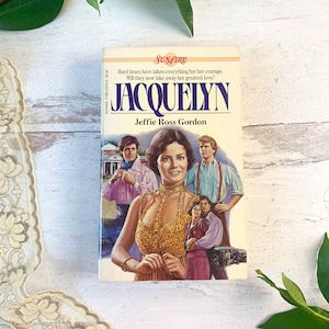 Jacquelyn by Jeffie Ross Gordon (#12 in the Sunfire Series), Vintage Sunfire Romance Novels, YA Historical Romance Stories from the 1980s