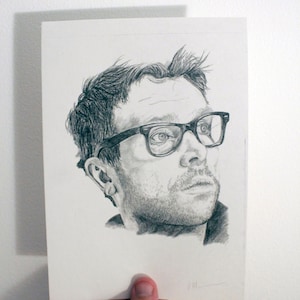 Damon Albarn wall illustration