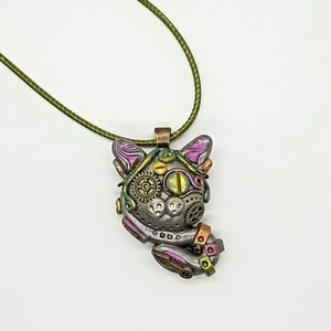Gift for Her Dog Soldered Jewelry Pendant Steampunk Dog Soldered Pendant Necklace Reversible Pendant Animal Jewelry Steampunk Jewelry
