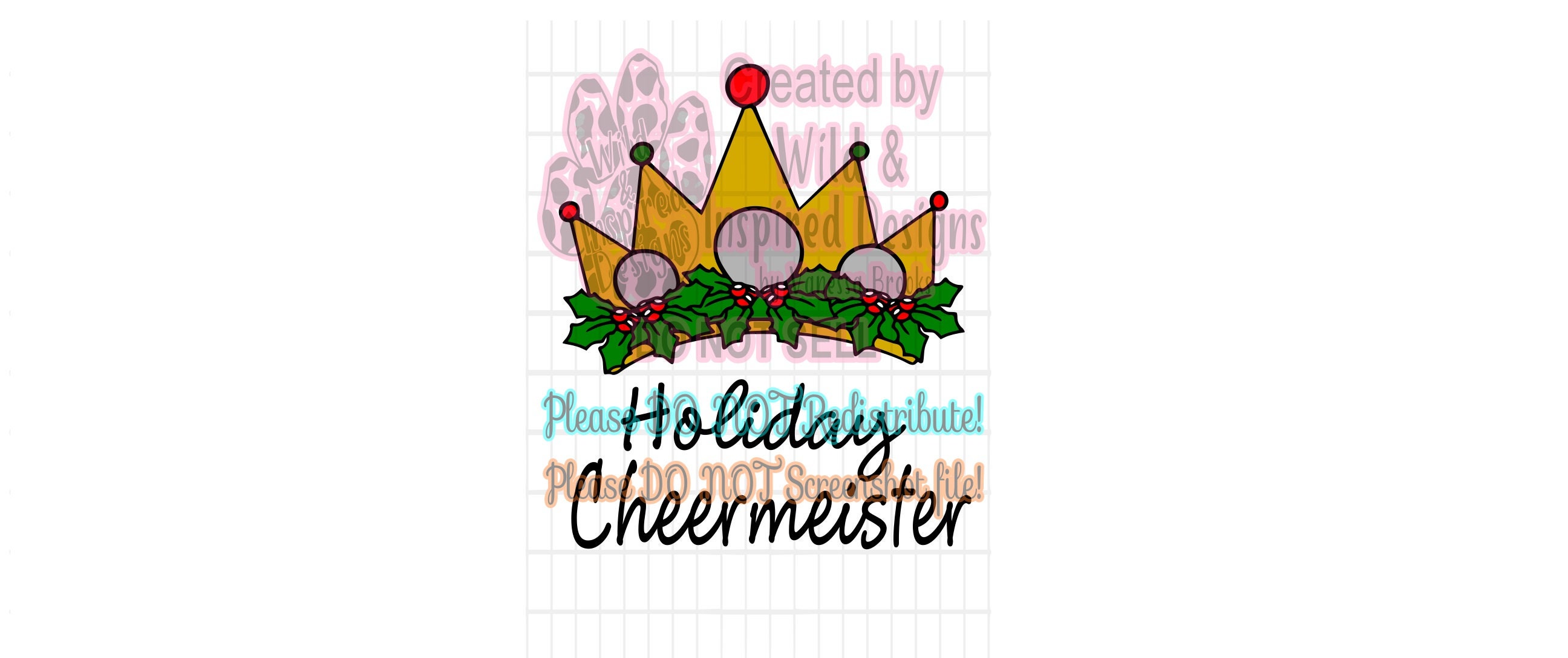 Grinch Holiday Cheermeister Crown SVG PNG DXF - Etsy Israel
