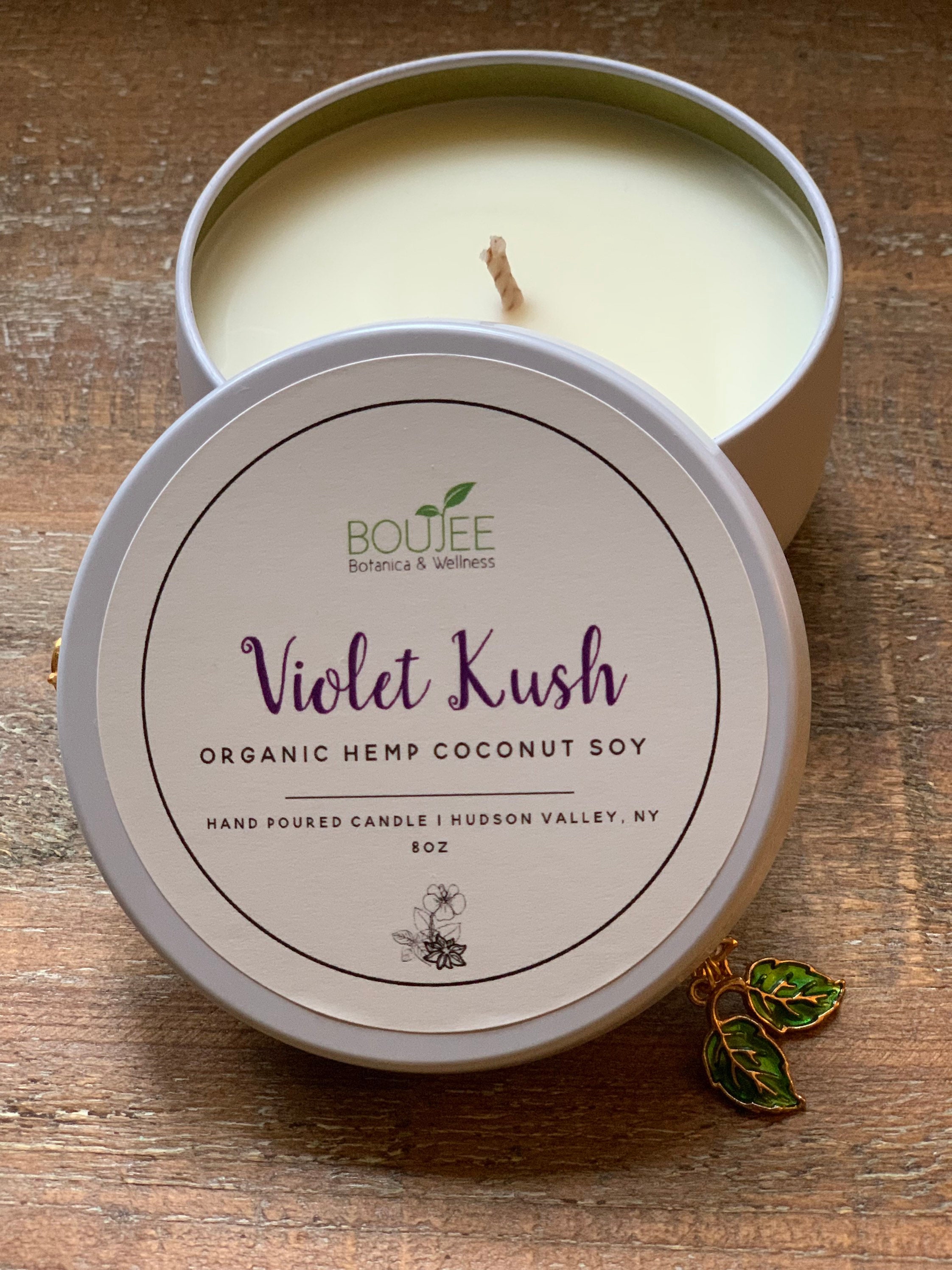 Violet Kush Candle by Boujee Botanica Etsy