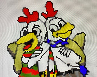 Los Pollos Hermanos Cross Stitch Pattern