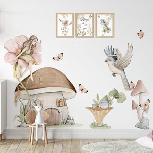 Princess nursery wall sticker / Wandtattoo prinzessin / wall stickers for children wall decal for girl room PRINCESS
