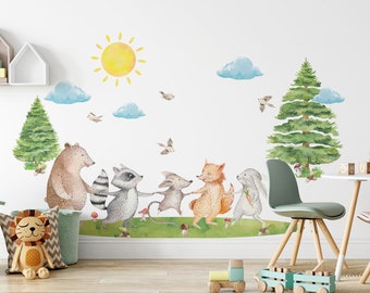 Fuloon Wandtattoo Tiere Wandsticker Kinderzimmer Wandtattoo Elefan Affe Wandsticker Kinderzimmer 40 22cm Wandtattoo Kinderzimmer Wandtattoo Meerestiere Wandaufkleber Wandsticker Wandtattoo Kinder Wandtattoo Schlafzimmer Wandtattoo Kinderzimmer