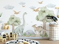 Wall stickers DINOSAURS brontosaur XL for kids t-rex dinosaur on the wall