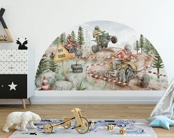 Wall stickers QUADS on the race decorative wall sticker