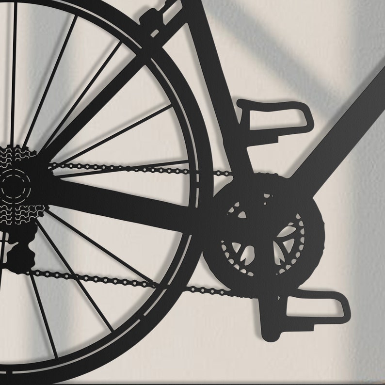 Bicycle Metal Wall Art Metal Wall Decor Cycling Art Bike Etsy