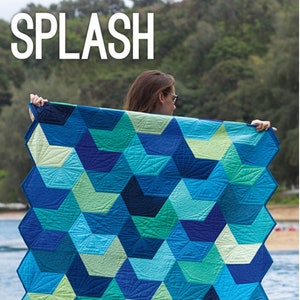 Splash Quilt Sewing Pattern - PAPER PATTERN - Designed by Jaybird Quilts