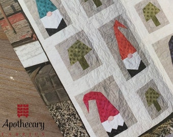 A Tale of Two Gnomes Quilt Pattern - PAPER PATTERN - Cotton Street Commons