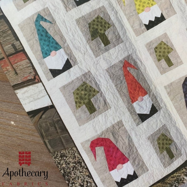 Gnome Quilt Pattern Etsy
