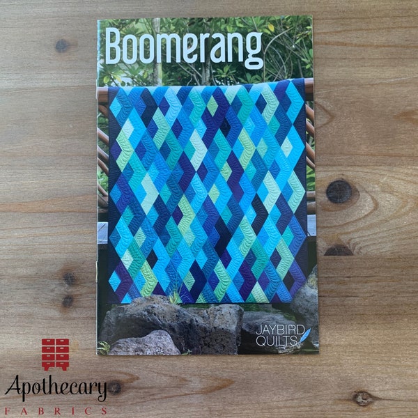 Boomerang Quilt Pattern - PAPER PATTERN - Designed by Jaybird Quilts Julie Herman