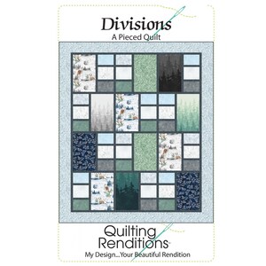 Divisions Quilt Tutorial - PAPER PATTERN - Designed by Quilting Renditions