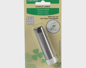 Chaco Liner Chalk Wheel White | Made by Clover Needlecraft | Fabric Marking Tool