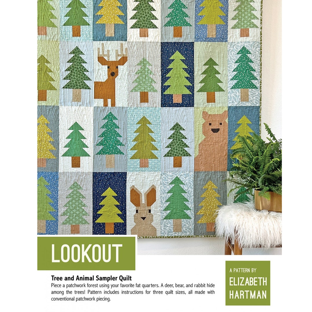 Lookout Quilt Pattern PAPER PATTERN Designed by Elizabeth Hartman Etsy