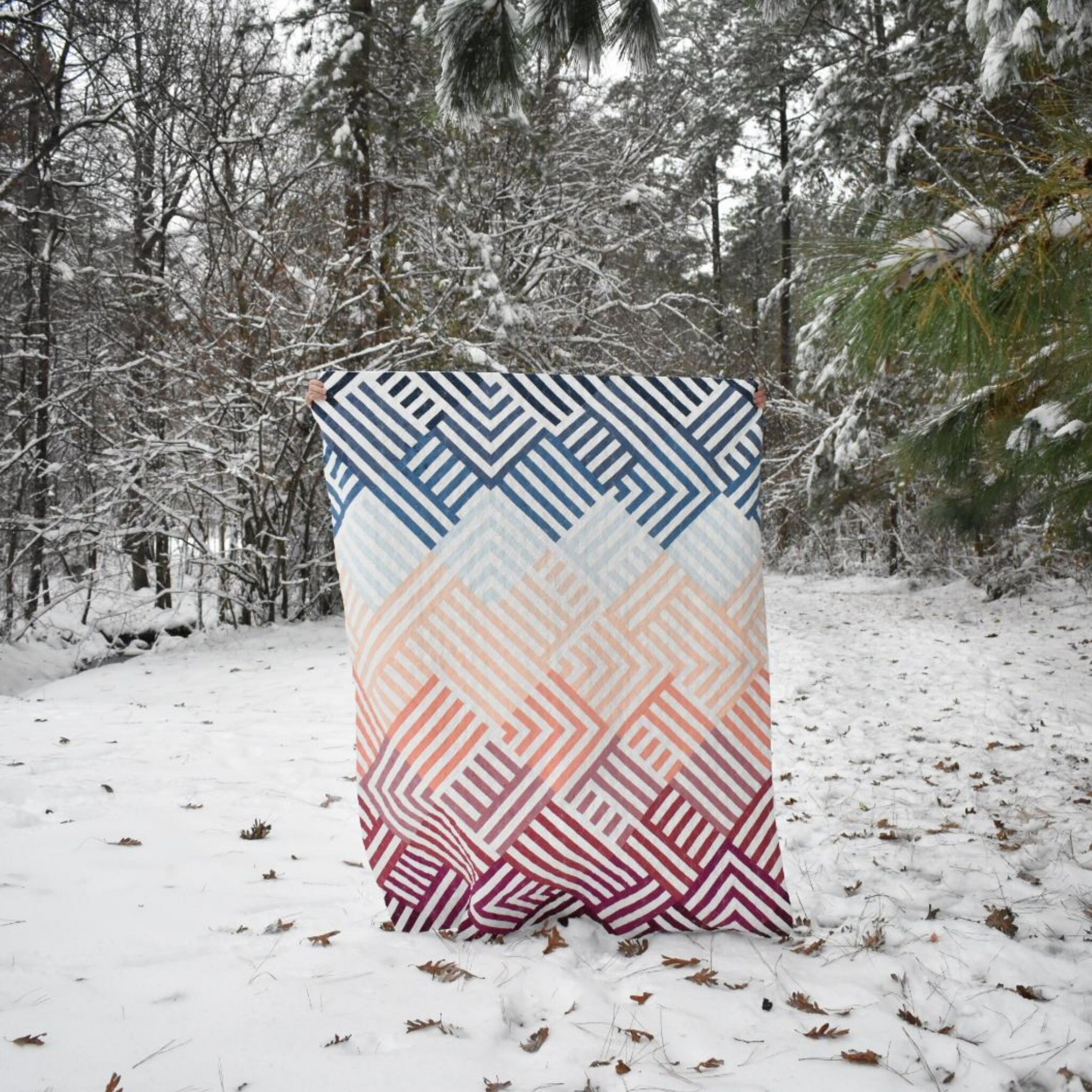 Interwoven Quilt Pattern - PAPER PATTERNS - Lo & Behold Stitchery ...