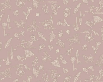 Wildwood Wander | Sketchbook Taupe | Riley Blake | Sold by the 1/2 Yard