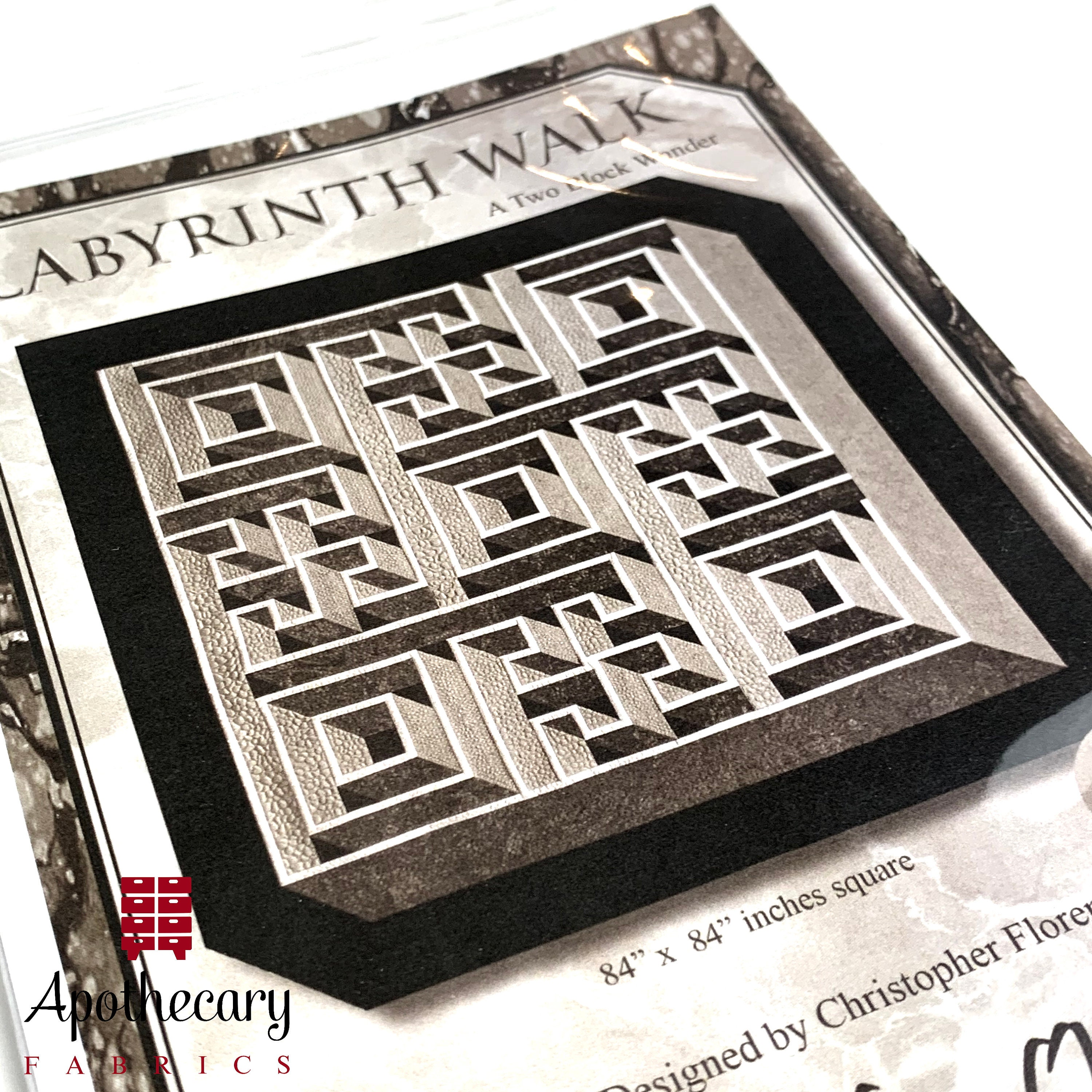 Labyrinth Walk by Guilty Quilter PAPER PATTERN Maze Quilt - Etsy