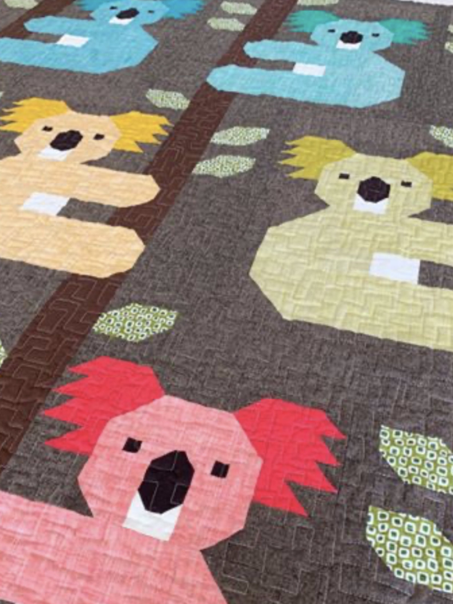 Koalas by Elizabeth Hartman Quilt Pattern PAPER PATTERN Etsy