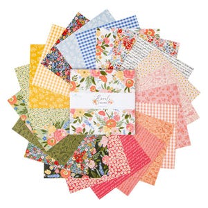 Floral Charms 10&quot; Stacker Riley Blake Quilt Fabric Pre-Cut
