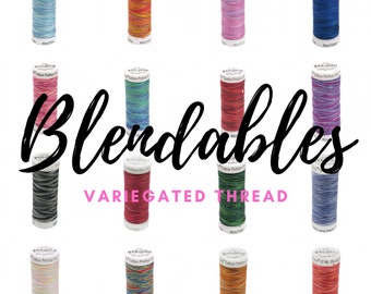 Blendables Cotton Thread - CHOOSE your COLOR - 12wt - 50 yards - Made by Sulky of America