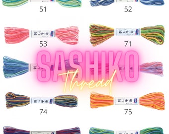 Olympus Variegated Sashiko Thread 22 yards