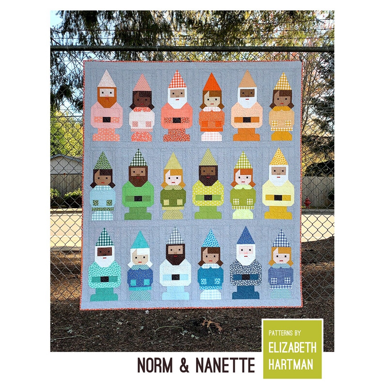 Norm & Christmas Gnome Quilt Pattern PAPER PATTERN Etsy