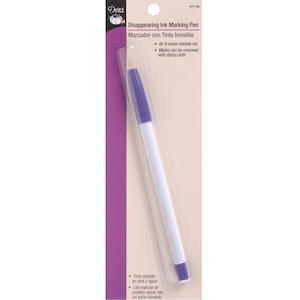 Sewline Air Eraseable Fabric Pen, FAB50027, Roller Ball Fabric Marker,  Disappearing Ink, Quilting Sewing Marking Pen 