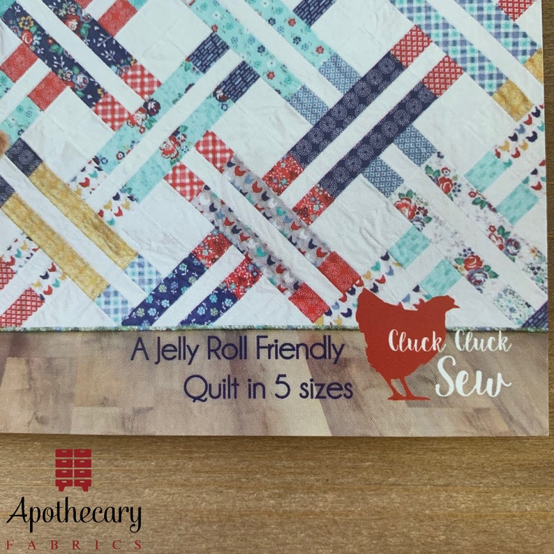 Jelly Weave Quilt Pattern PAPER PATTERN Jelly Roll Etsy