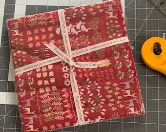 Kaisley Rose 10" Layer Cake - PRE-CUT FABRIC - Poppie Cotton
